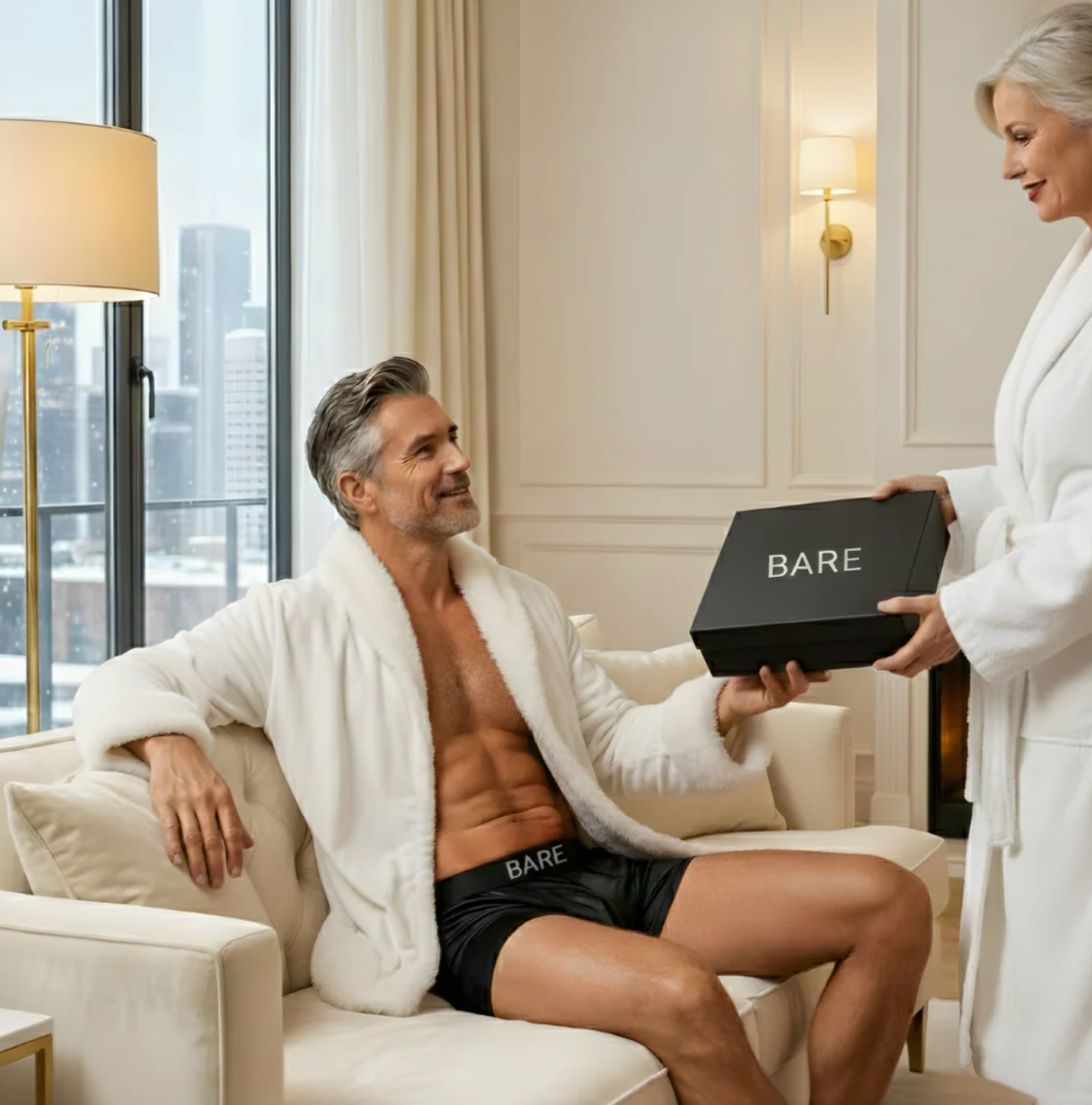 BARE Boxer Premium De SATEN Silk Comfort todos los días