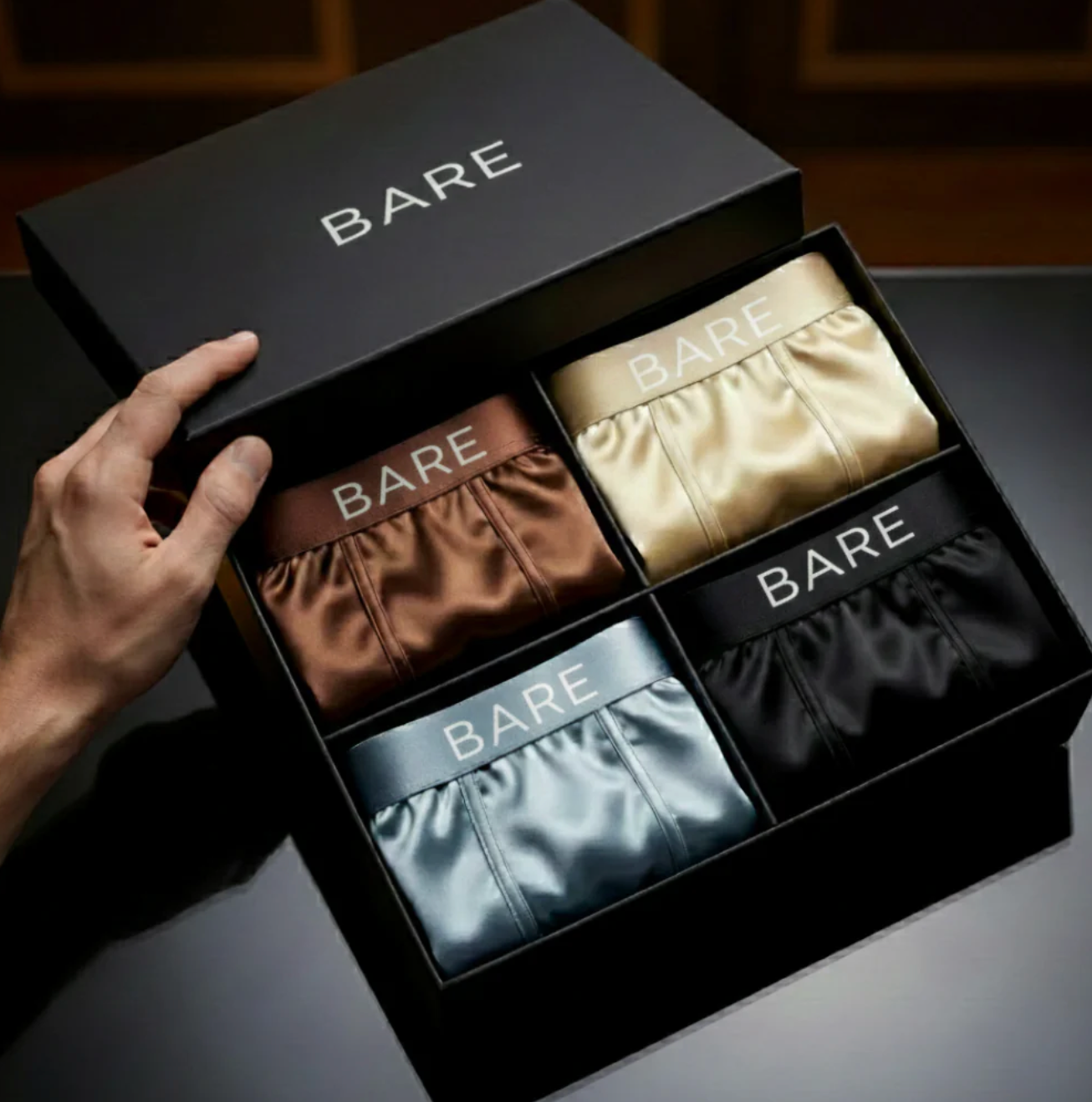 BARE Boxer Premium De SATEN Silk Comfort todos los días